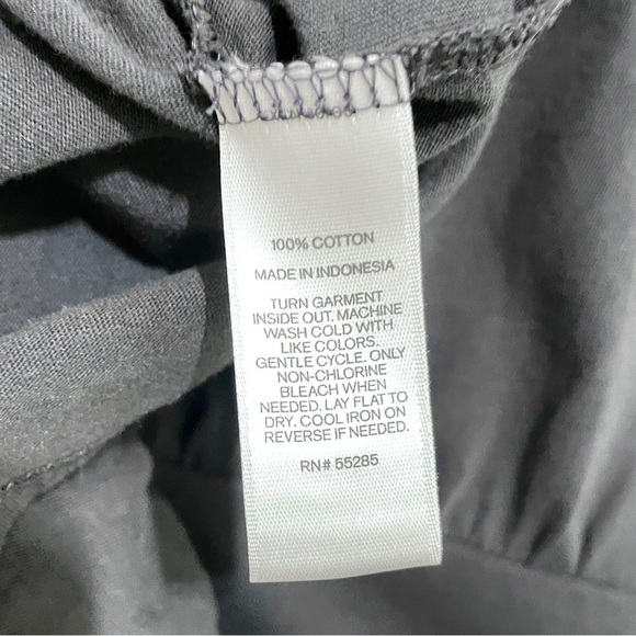 Express Y2K Style Gray & White Wild Love Lace-Up Sleeveless T-shirt, Size M - Picture 6 of 7